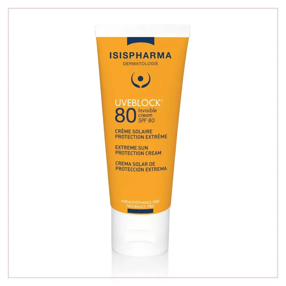 Isispharma Uveblock SPF80+ Écran Solaire Haute Protection 40ml