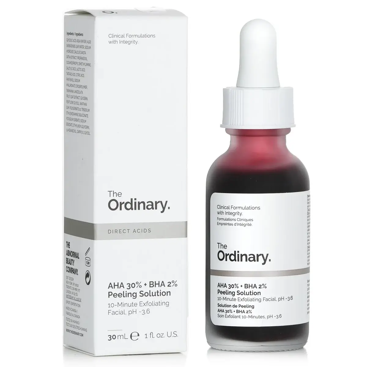 The Ordinary AHA 30% + BHA 2% Peeling Solution 30ml