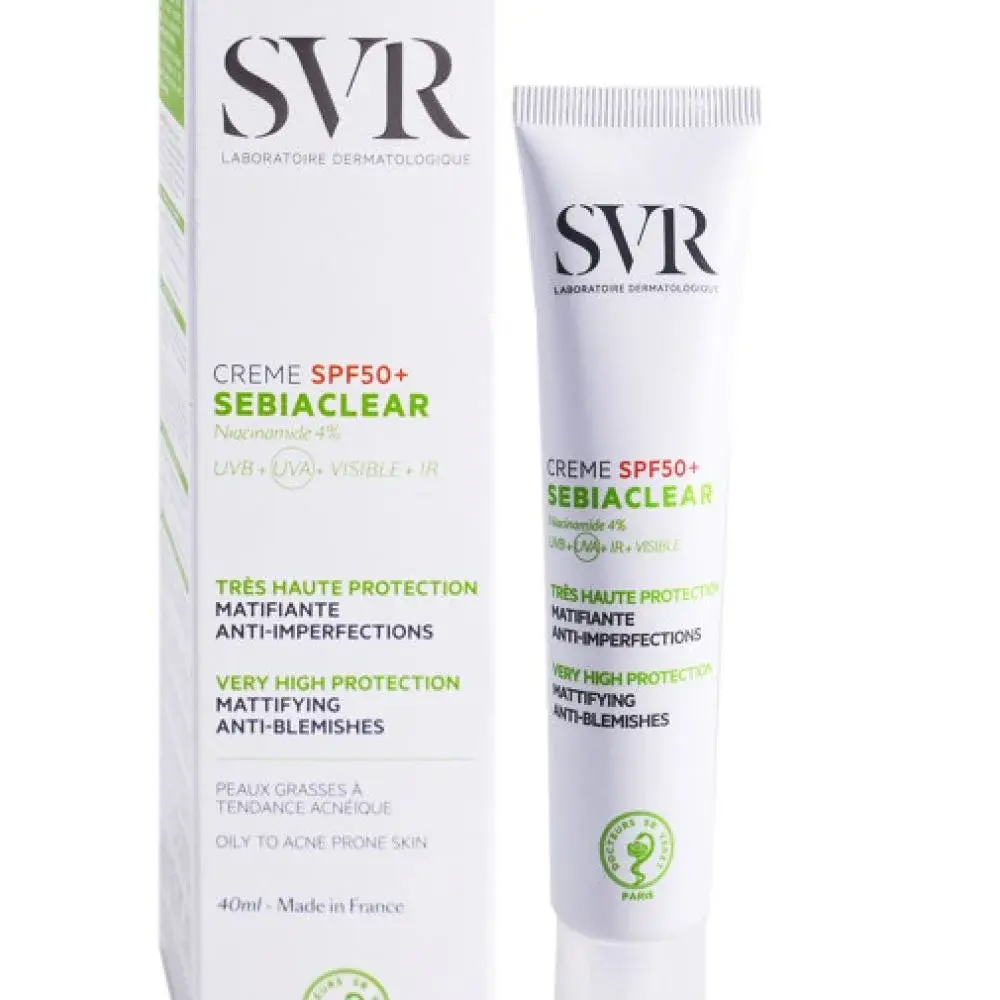 SVR Sebiaclear Crème Solaire SPF50 40 ml