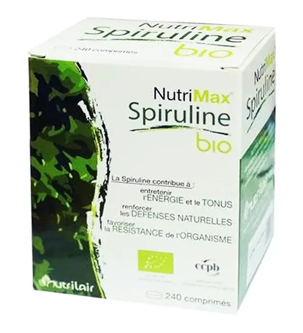 NutriMax Spiruline Bio 240 comprimés