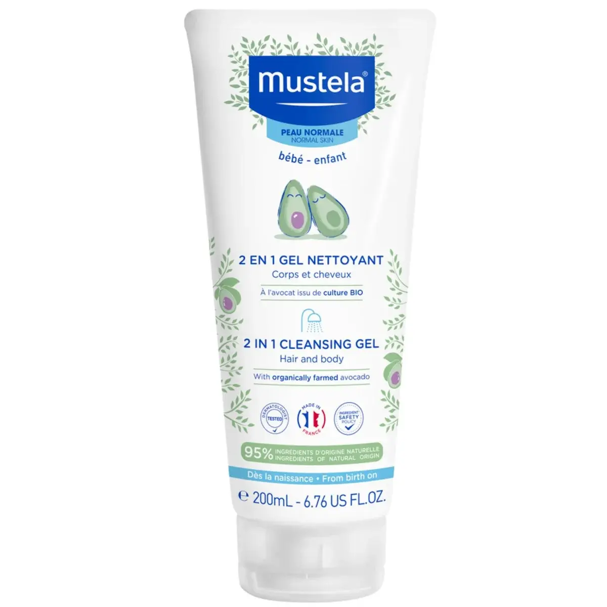 Mustela Gel Lavant 2 en 1 Corps et Cheveux
