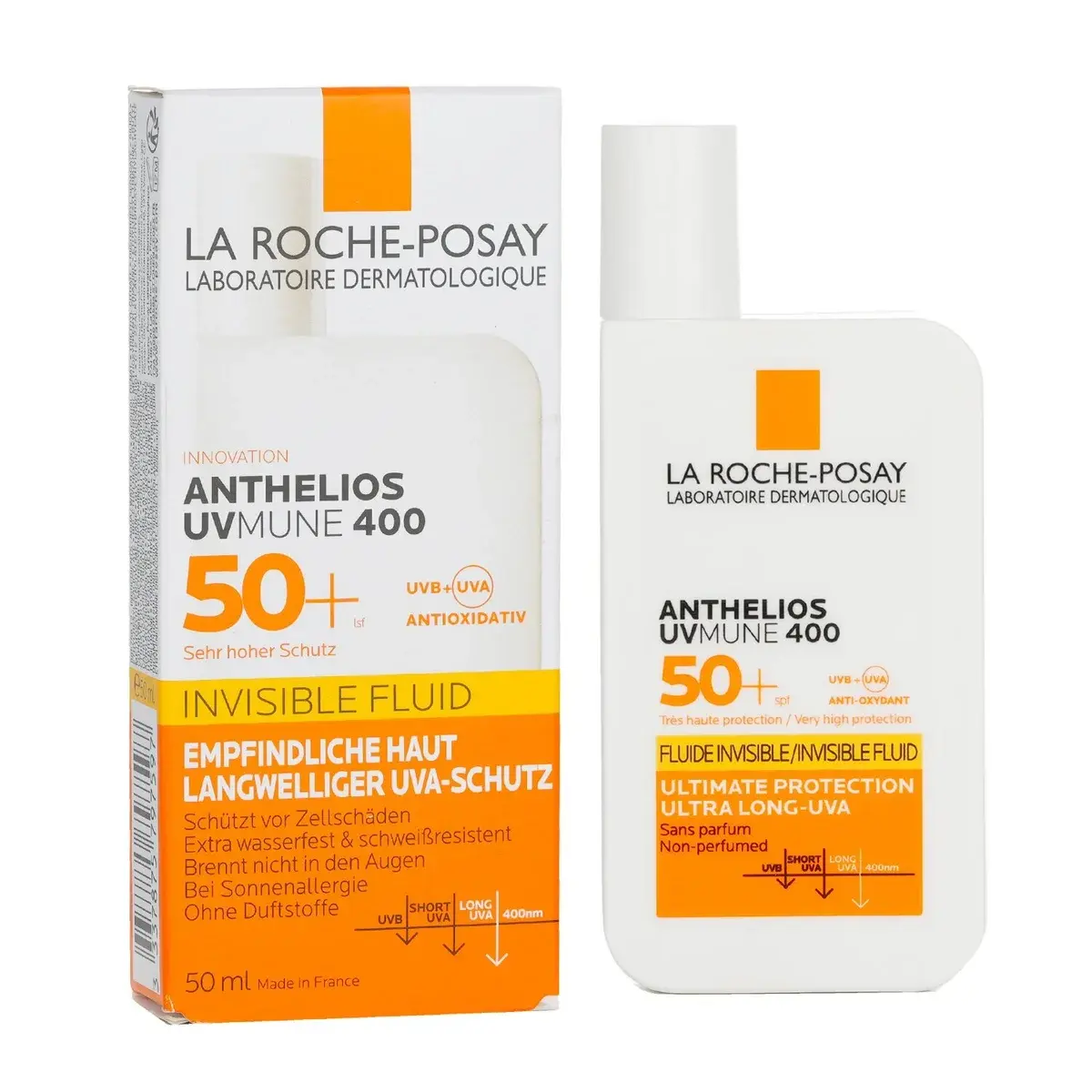 La Roche-Posay Anthelios UVMune 400 Fluide Invisible SPF50+ 50ml