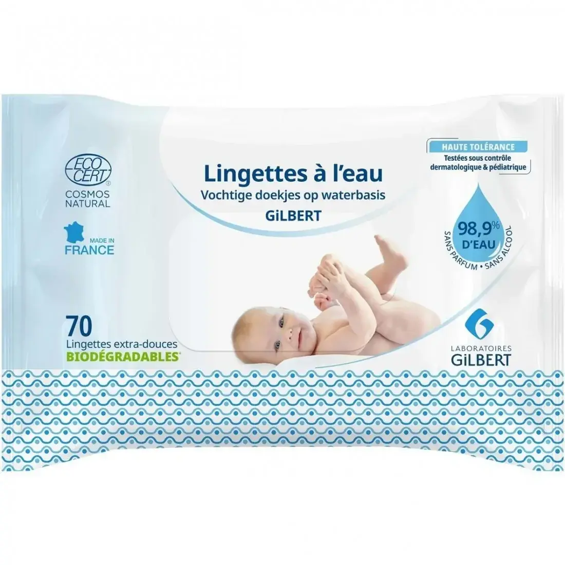 Gilbert Lingettes à l’Eau x70