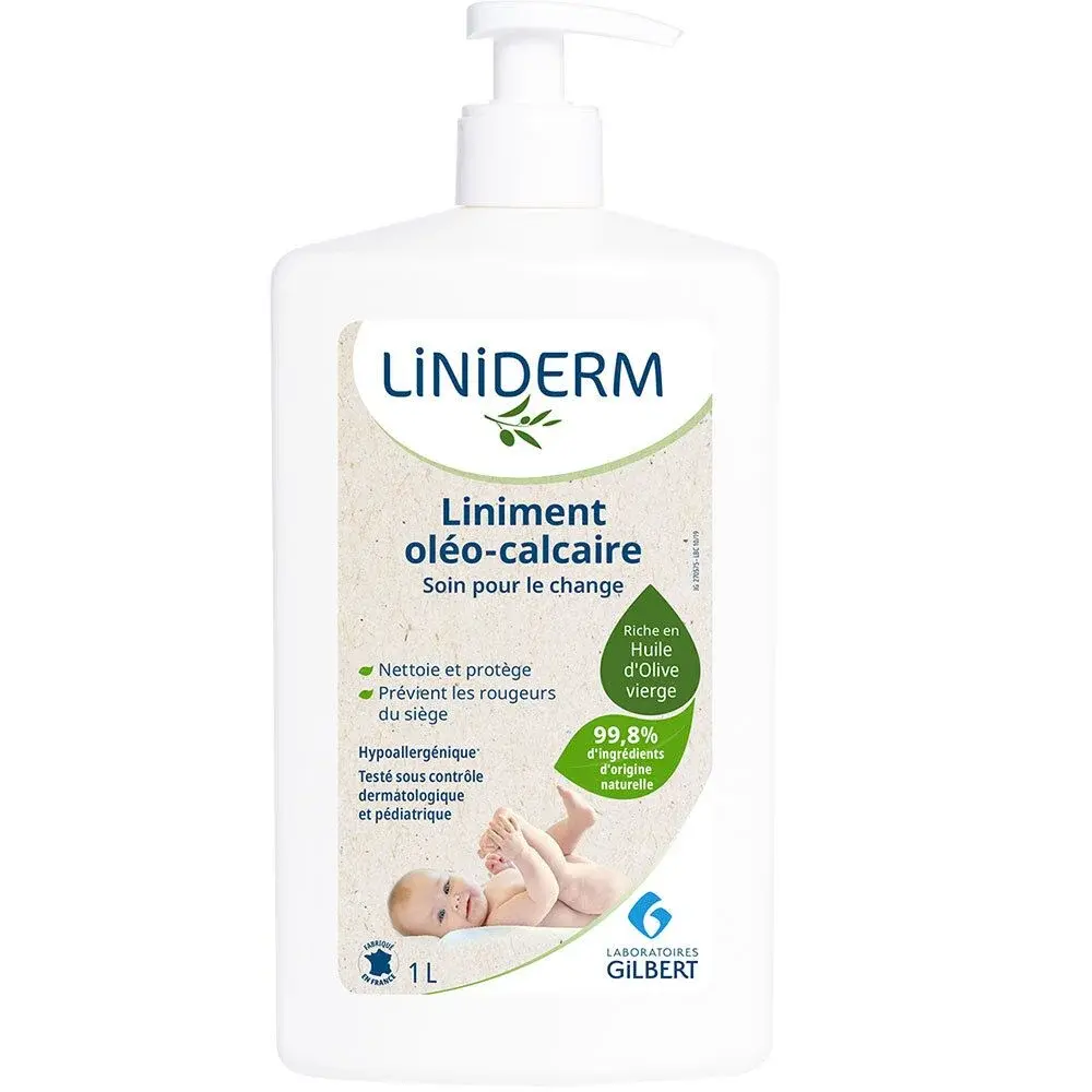 Gilbert Liniment Oléo-Calcaire 1 L Flacon Pompe