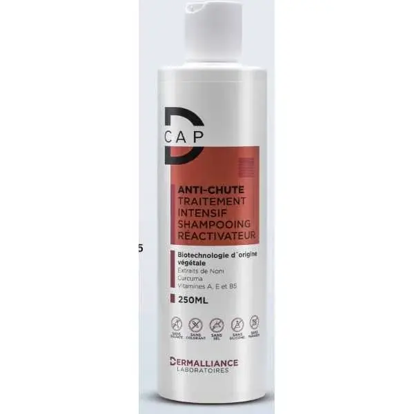 DERMALLIANCE – D-Cap Anti-Chute Traitement Intensif Shampoing Reactivateur – 250ml