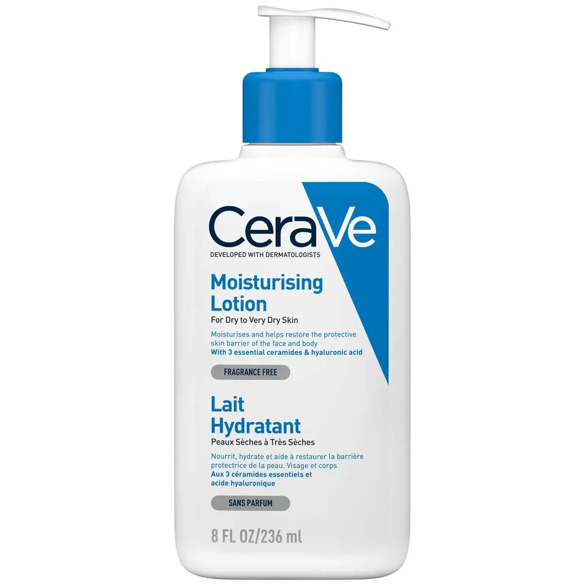 CeraVe Lait Hydratant Peau Sèche à Très Sèche 236 ml