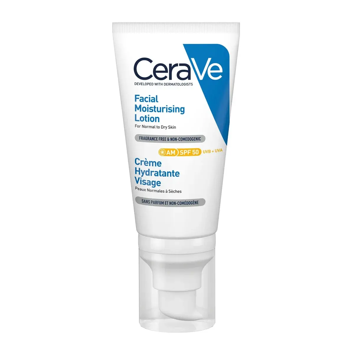 CeraVe Crème Hydratante Visage SPF50 52 ml