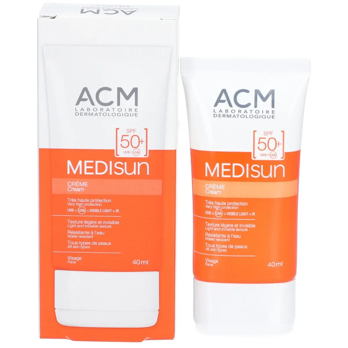 ACM Medisun Crème Solaire Invisible SPF 50+ - 40ml