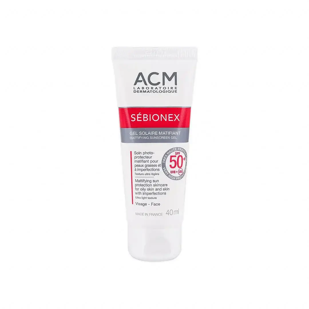 ACM Sébionex Gel Solaire Matifiant SPF 50+ 40 ml