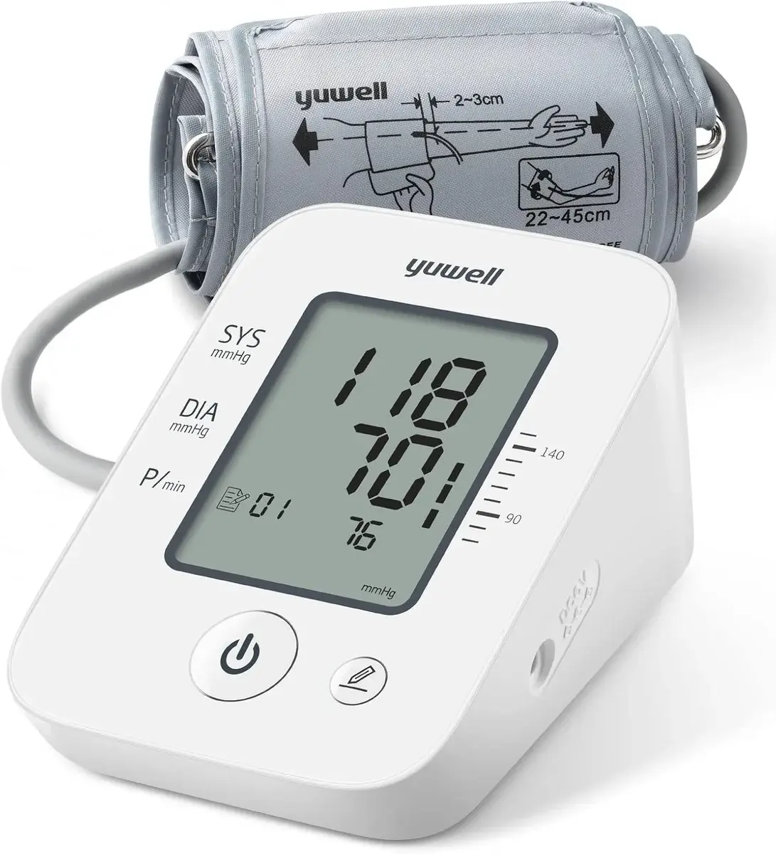 Yuwell Tensiomètre YE660E Électronique Bras - vue 2
