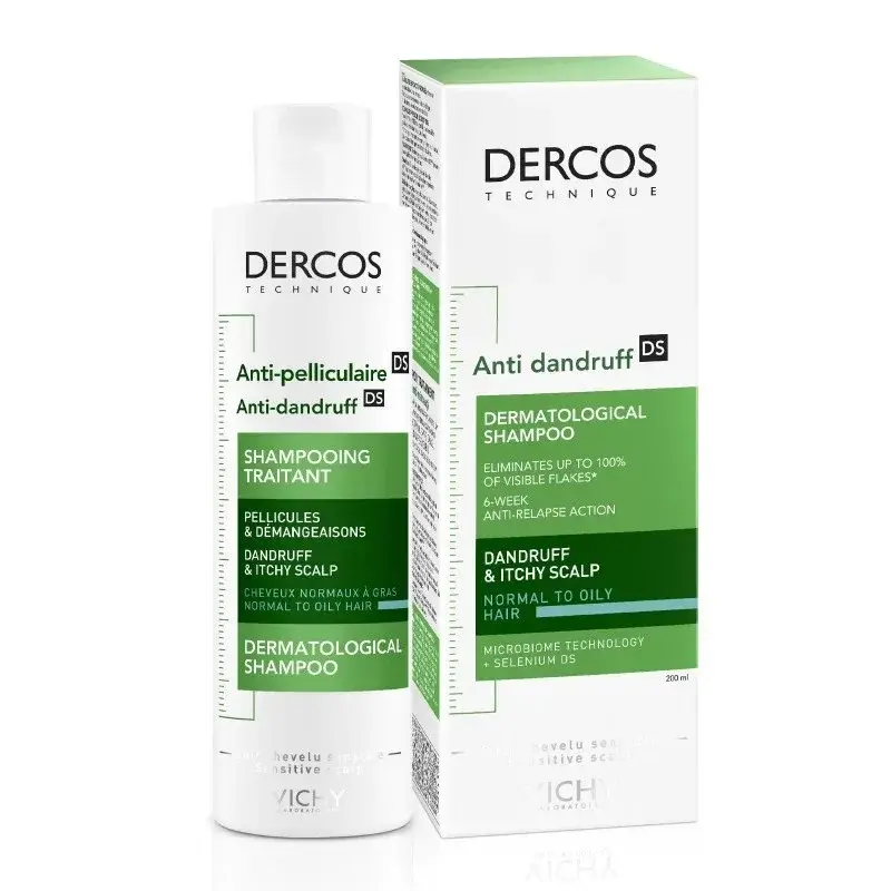 Vichy Dercos Shampoing Antipelliculaire Cheveux Gras
