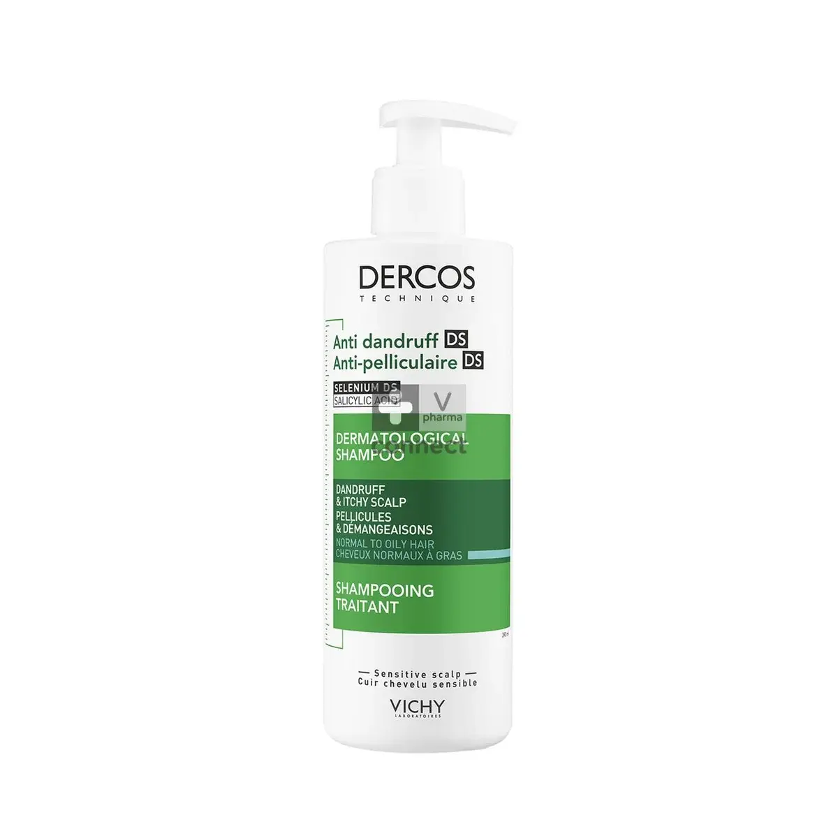 Vichy Dercos Shampoing Antipelliculaire Cheveux Gras - vue 3