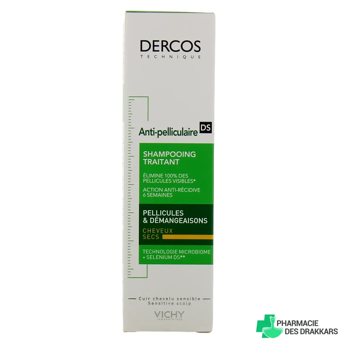 Vichy Dercos Shampoing Antipelliculaire Cheveux Secs