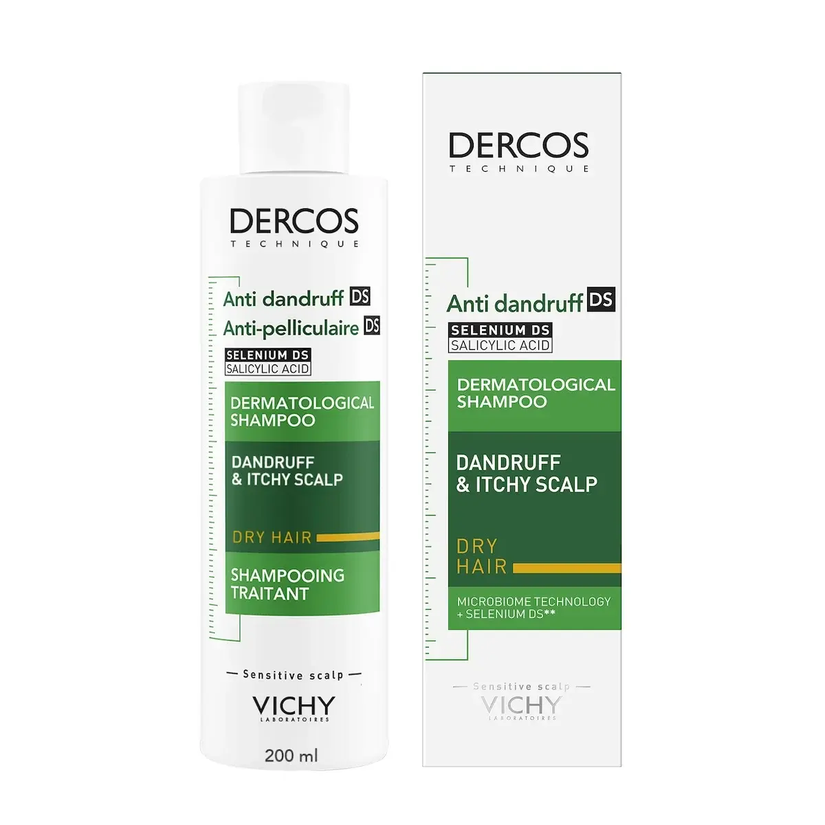 Vichy Dercos Shampoing Antipelliculaire Cheveux Secs - vue 2