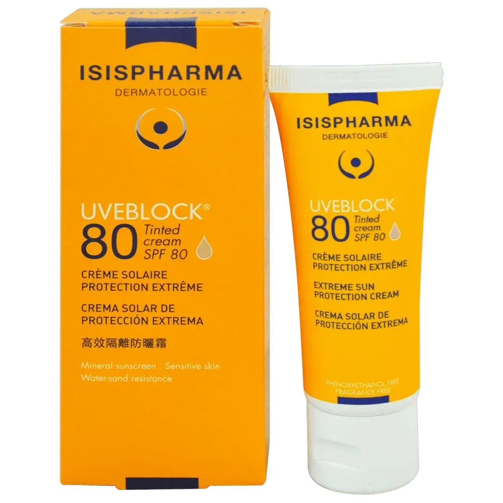 ISIS UV BLOCK SPF 80 Teinté - Écran solaire visage - vue 3