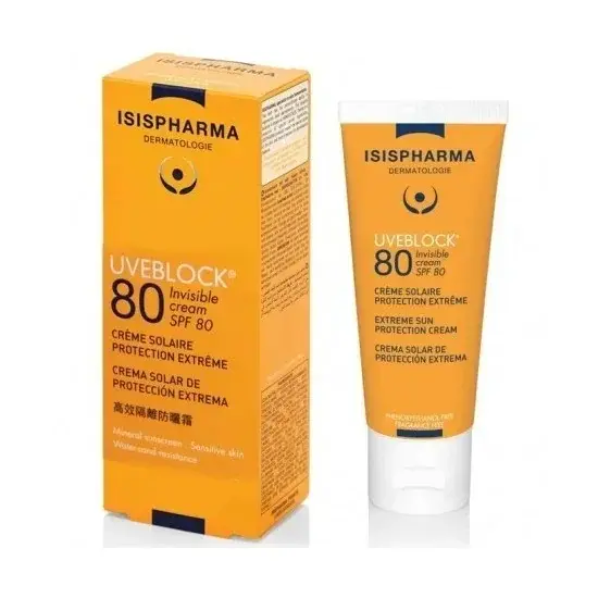 Isispharma Uveblock SPF80+ Écran Solaire Haute Protection 40ml - vue 2