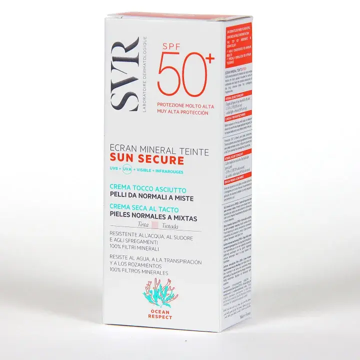 SVR Sun Secure Écran Minéral Teinté Peaux Sèches SPF50+ 60 g