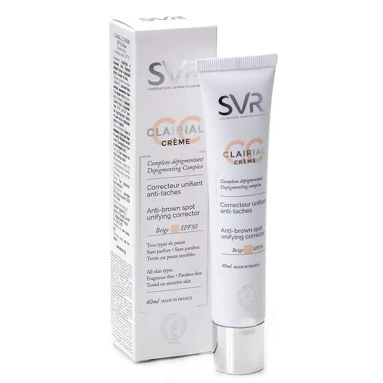 SVR Clairial CC Crème SPF50 Teinte Claire 40 ml - vue 2