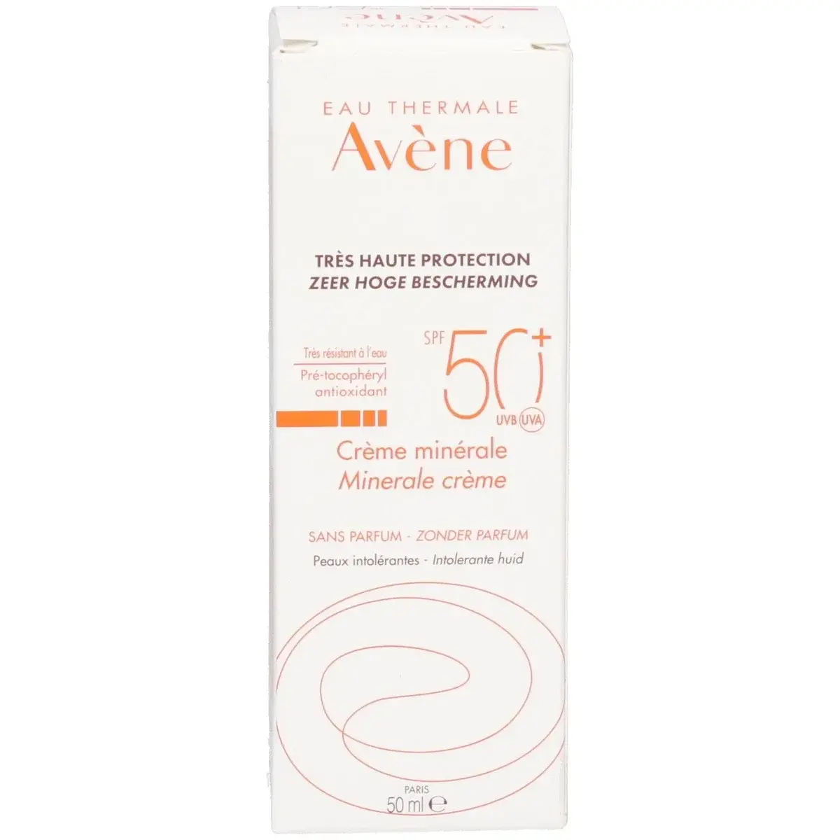 Avène Crème Minérale Solaire Visage SPF50+ 50 ml - vue 2