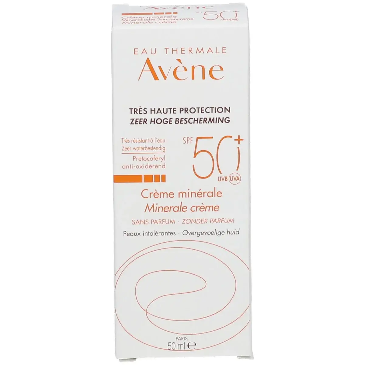 Avène Crème Minérale Solaire Visage SPF50+ 50 ml - vue 3