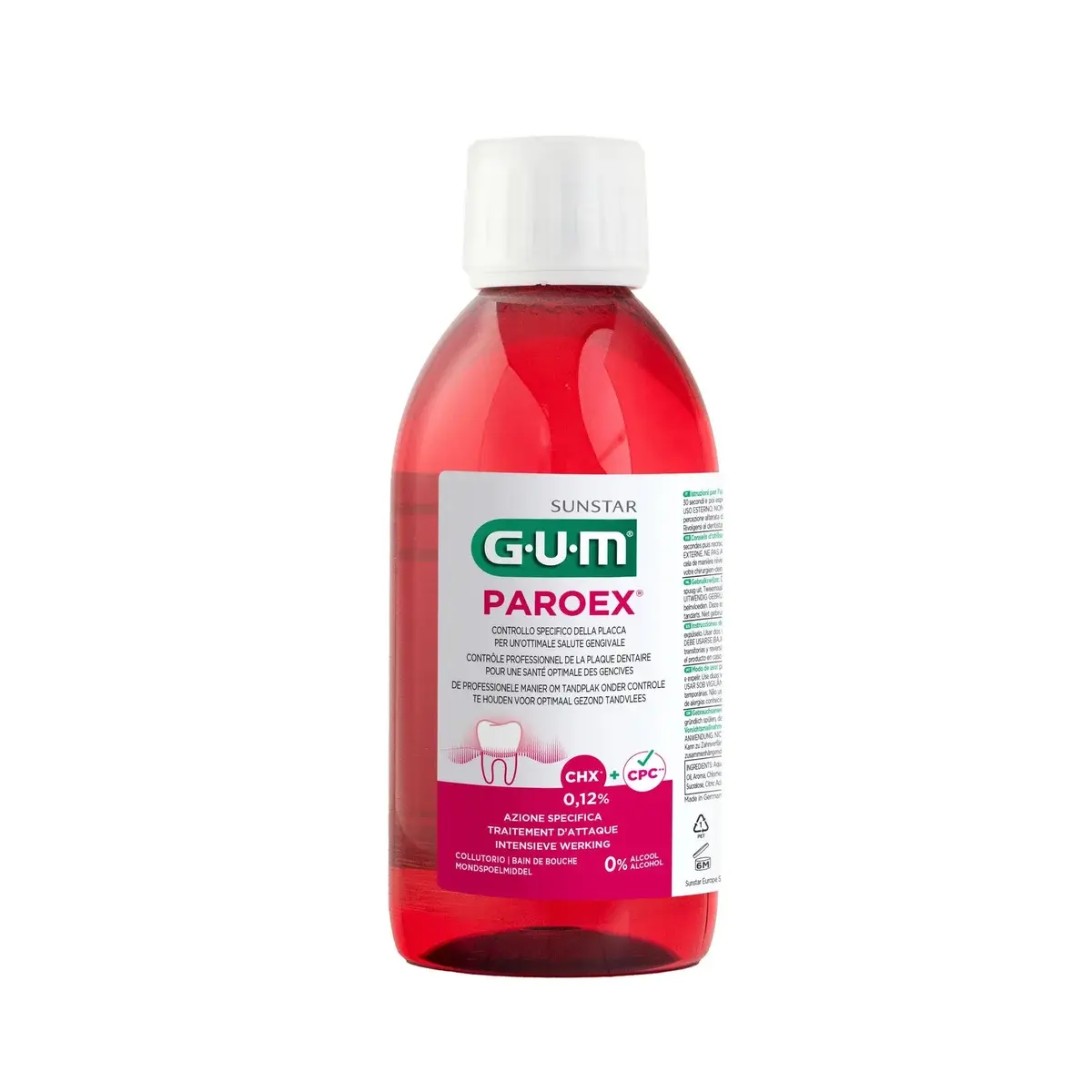GUM Paroex Bain de Bouche Prévention Quotidienne 300ml - vue 2