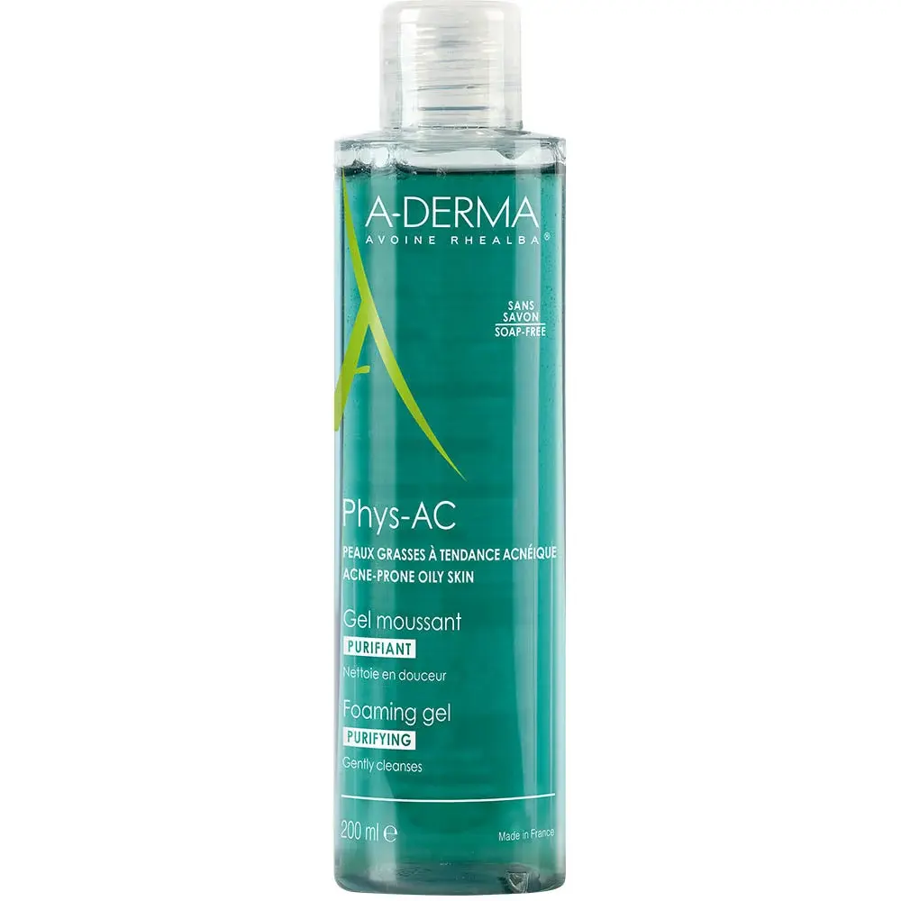 A-Derma Phys-Ac Gel Moussant Purifiant 200 ml - vue 2