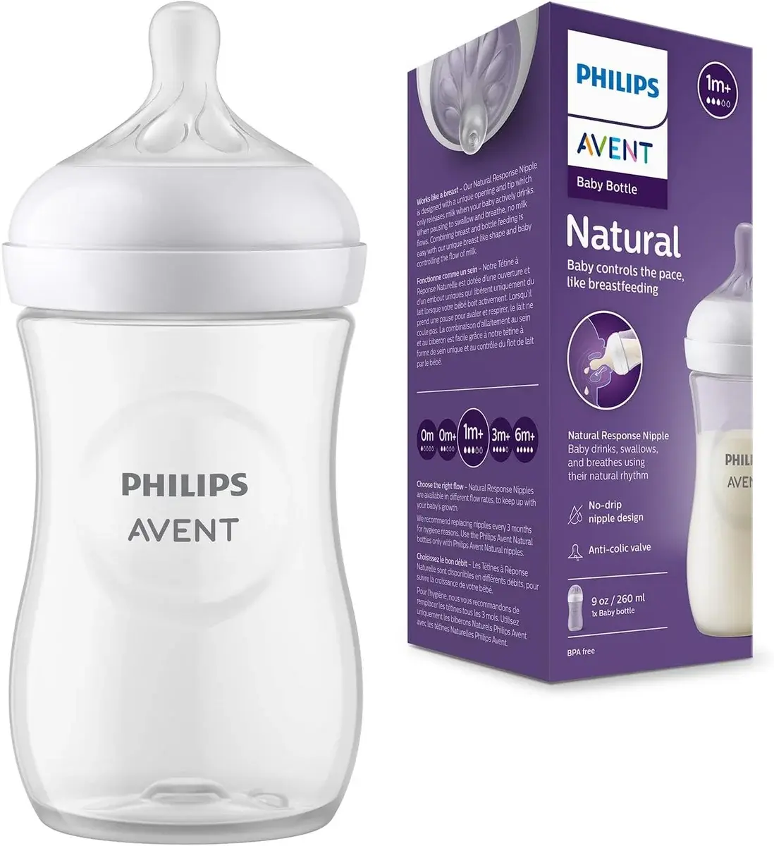 Avent Biberon NATUREL 260 ml