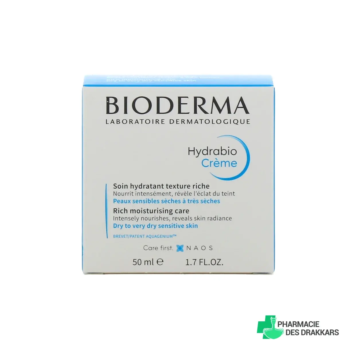 Bioderma Hydrabio Crème Hydratante Texture Riche 50ml - vue 3