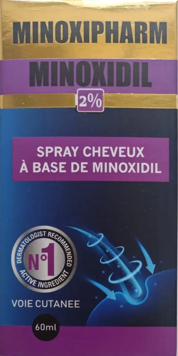 Minoxidil 2% Spray 60ml - vue 2