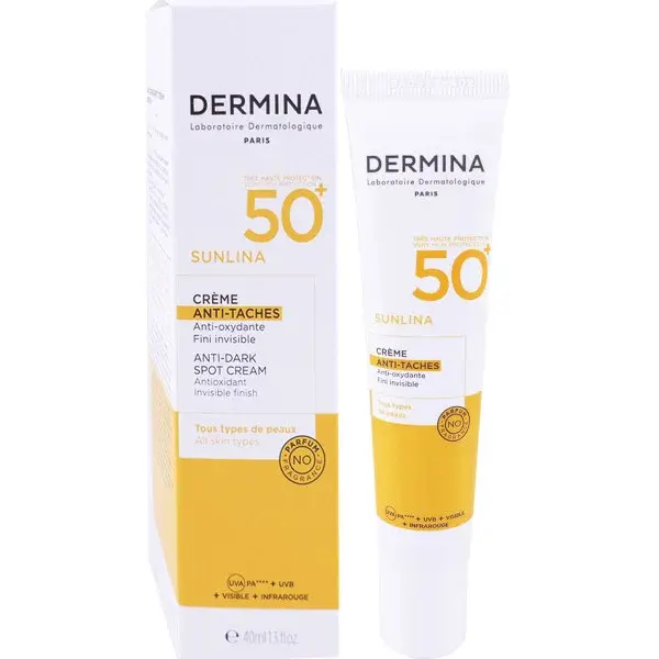 Dermina Sunlina Crème Anti-Taches SPF50+ 40ml