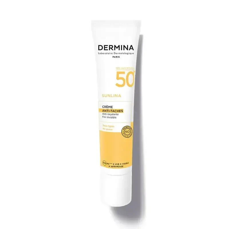 Dermina Sunlina Crème Anti-Taches SPF50+ 40ml - vue 2