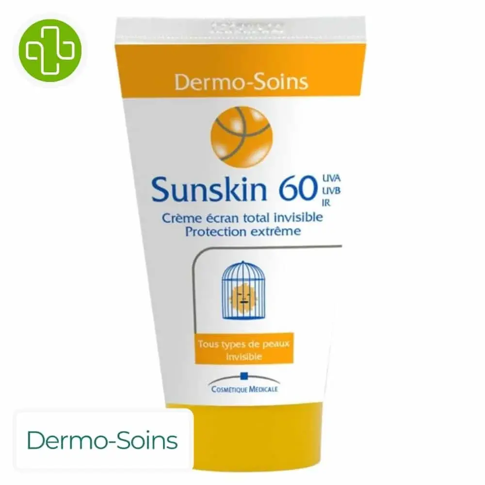 Dermo-Soins Sunskin 60 Creme Écran Solaire Total invisible - 50ml - vue 2