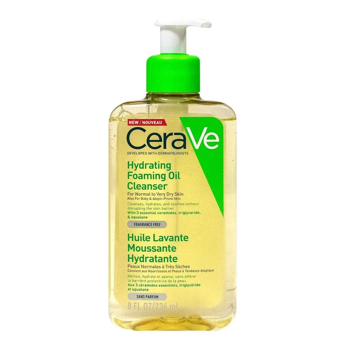 CeraVe Huile Nettoyante Moussante Hydratante 236 ml - vue 2