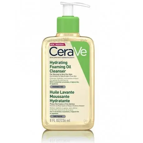 CeraVe Huile Nettoyante Moussante Hydratante 236 ml - vue 3