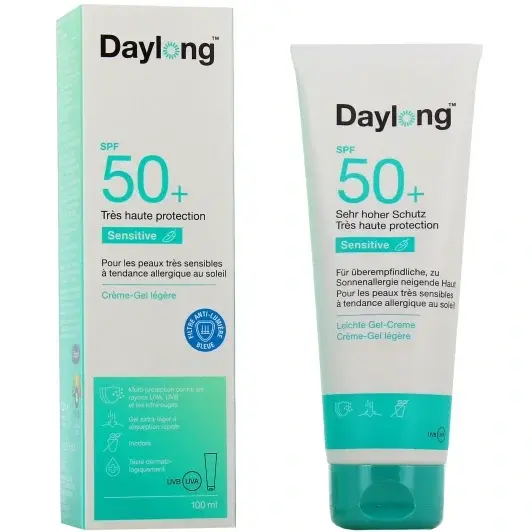 Daylong Sensitive Gel-Crème Solaire Peaux Sensibles SPF 50+ - 100 ml - vue 3
