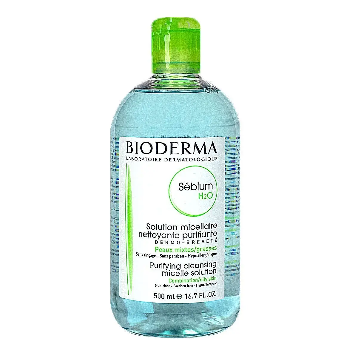 Bioderma Sébium H2O Eau micellaire purifiante 500 ml - vue 3