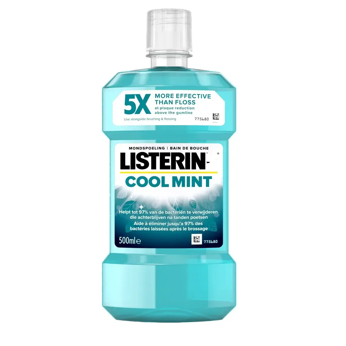 Listerine Cool Mint Bain de Bouche 500ml - vue 2
