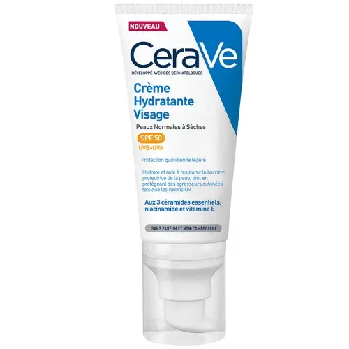 CeraVe Crème Hydratante Visage SPF50 52 ml - vue 2