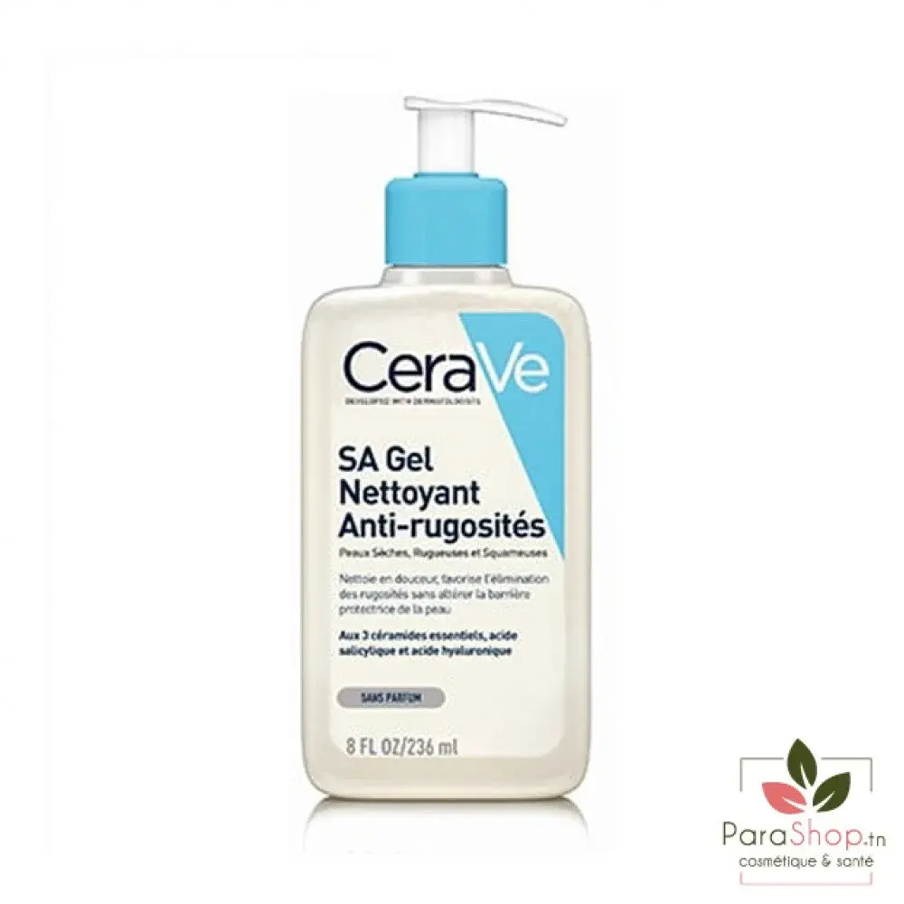 CeraVe – SA Gel Nettoyant Anti-Rugosités – 236ml