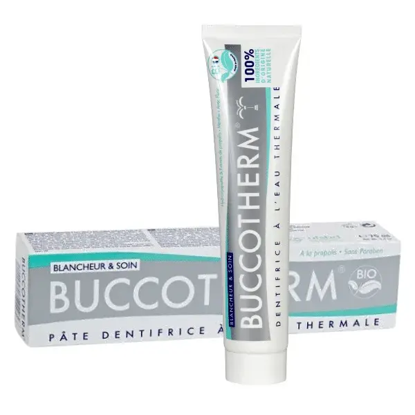 Buccotherm Dentifrice Blancheur et Soin Bio - 75ml