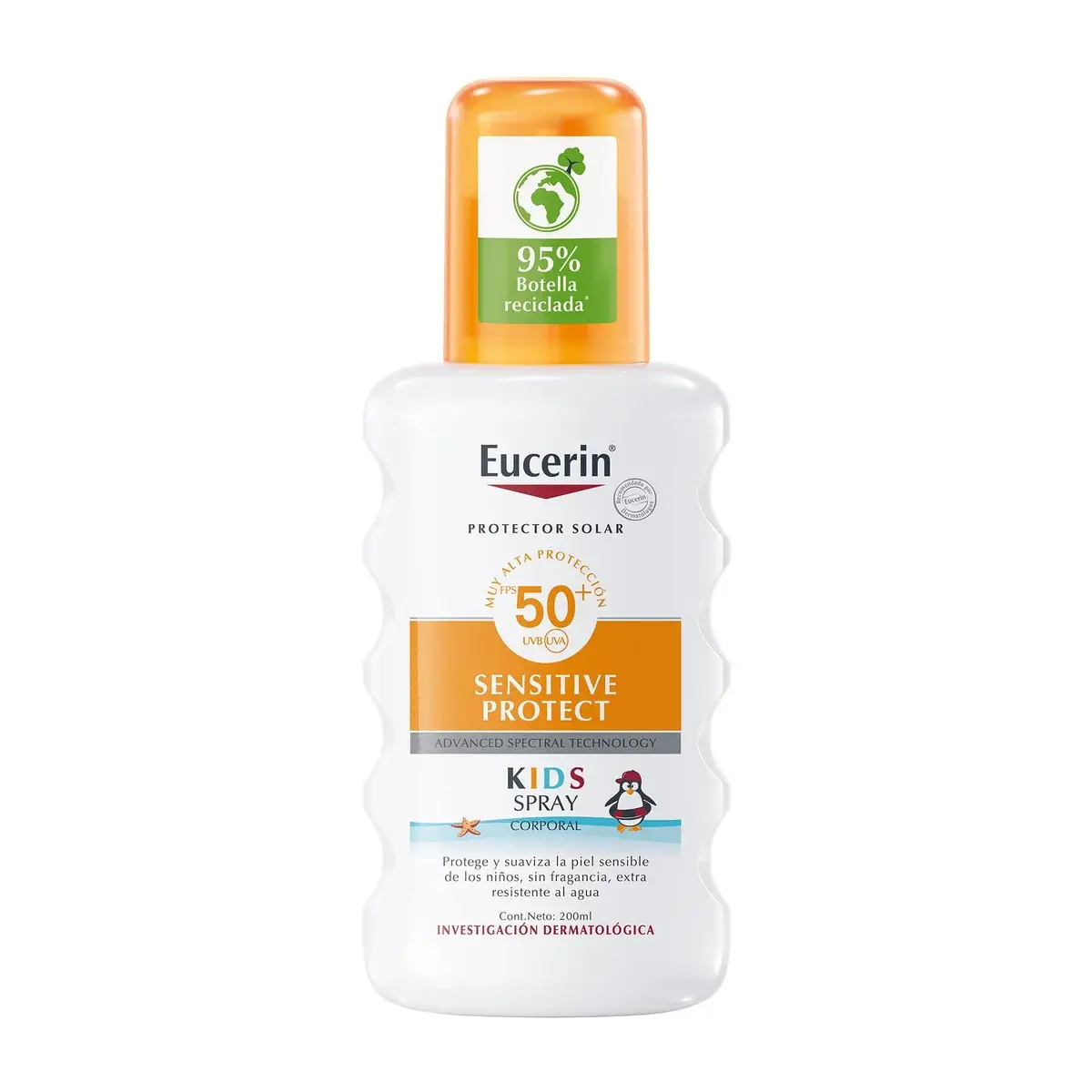 Eucerin Sun Sensitive Protect Kids Spray Solaire SPF50+ 200ml