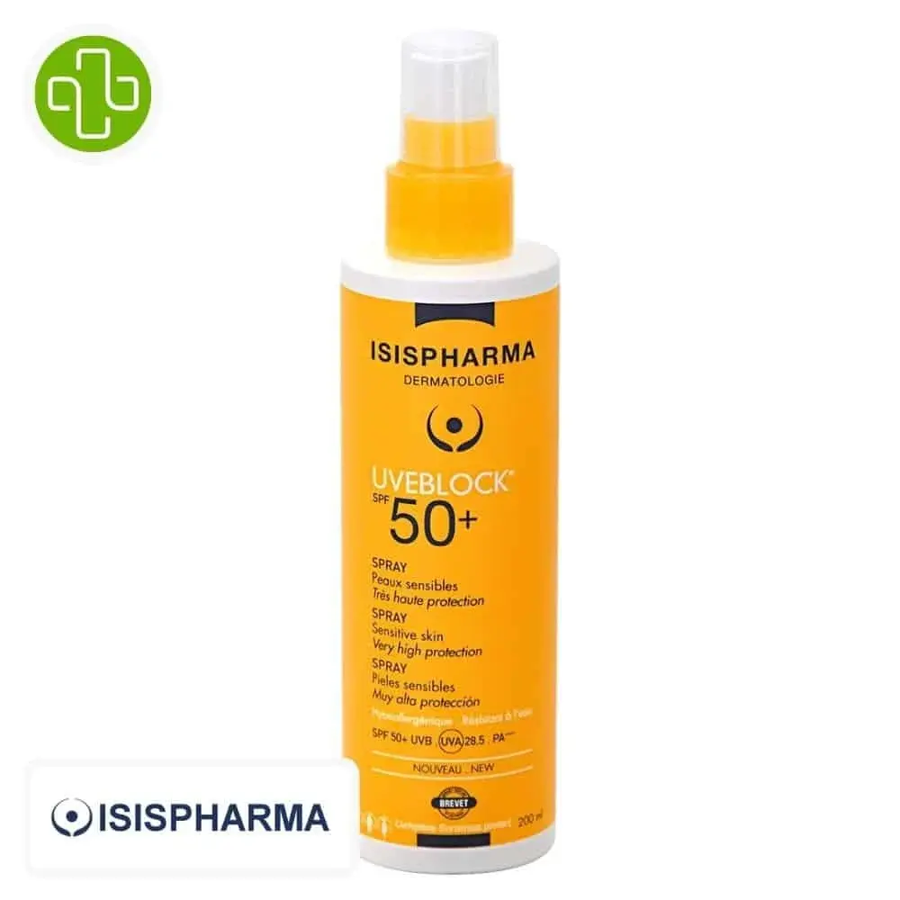 Isispharma Uveblock SPF50+ Spray 200ml - vue 2
