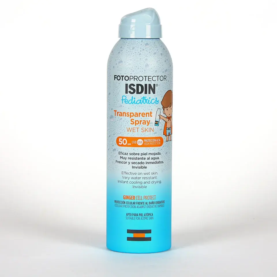 ISDIN Fotoprotector Pediatrics Spray Wet Skin Solaire SPF50 250ml - vue 2