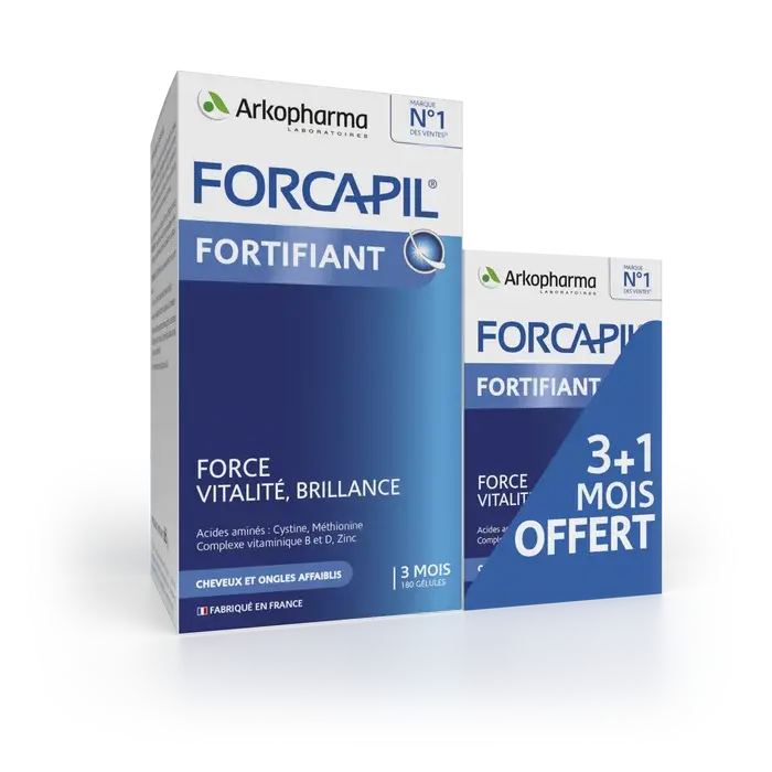 Arkopharma – Forcapil Fortifiant Cheveux et Ongles 240 Gélules