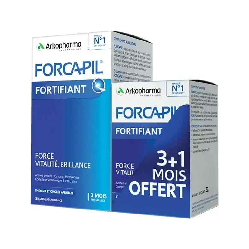 Arkopharma – Forcapil Fortifiant Cheveux et Ongles 240 Gélules - vue 2