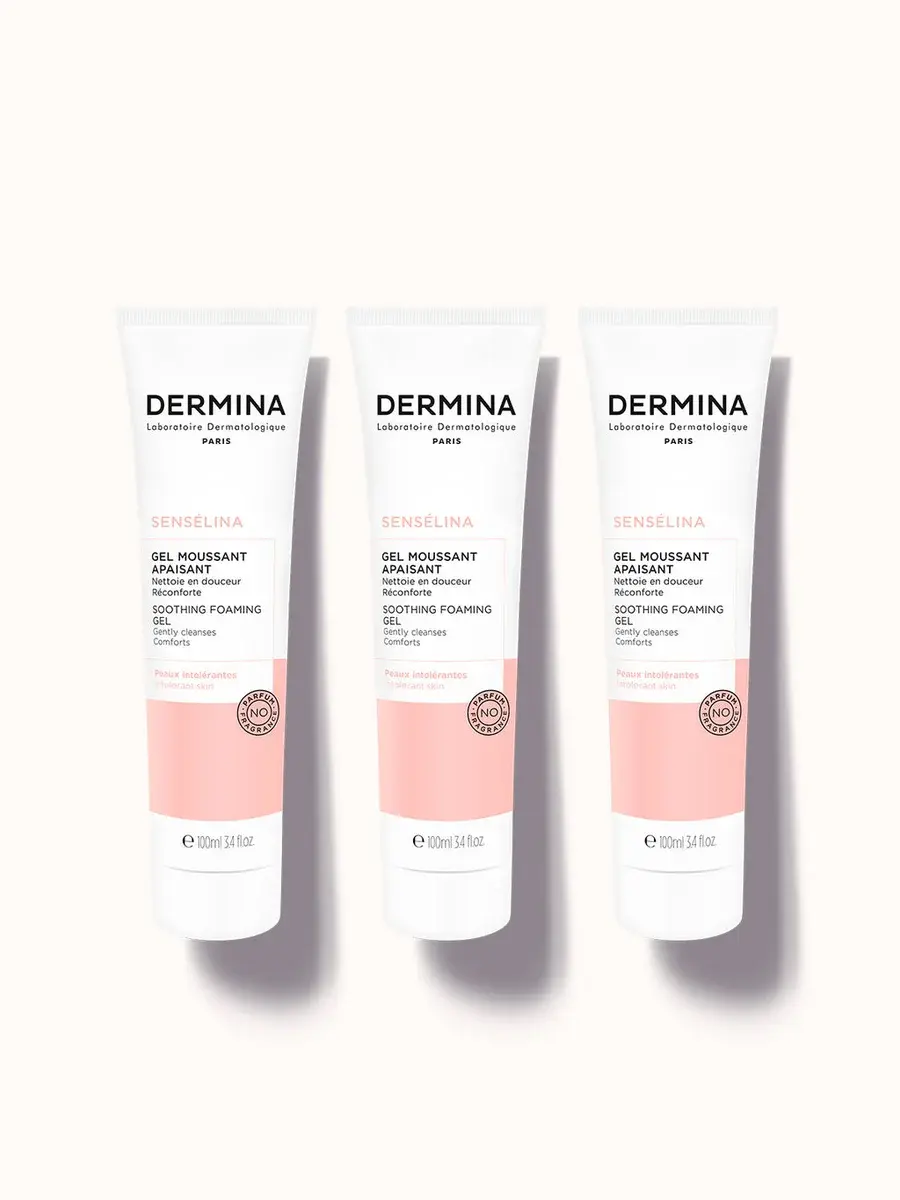 Dermina Senselina Gel Moussant Apaisant 100ml - vue 2