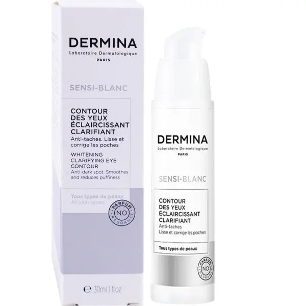 DERMINA Sensi-Blanc Contour des Yeux Eclaircissant Clarifiant 30ml