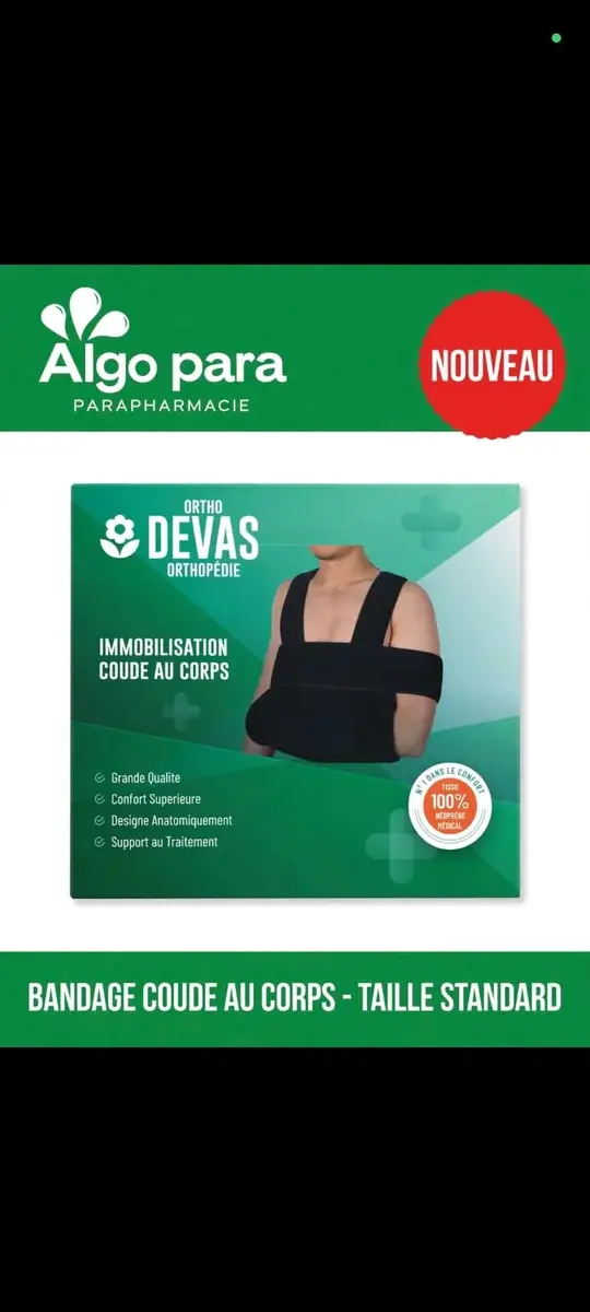 Devas Attelle d’Immobilisation Coude au Corps - vue 2