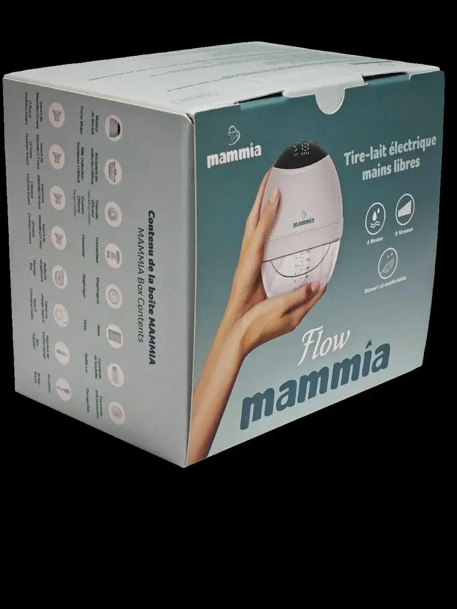 Mammia Tire-Lait Électrique Mains Libres - Coffret Complet