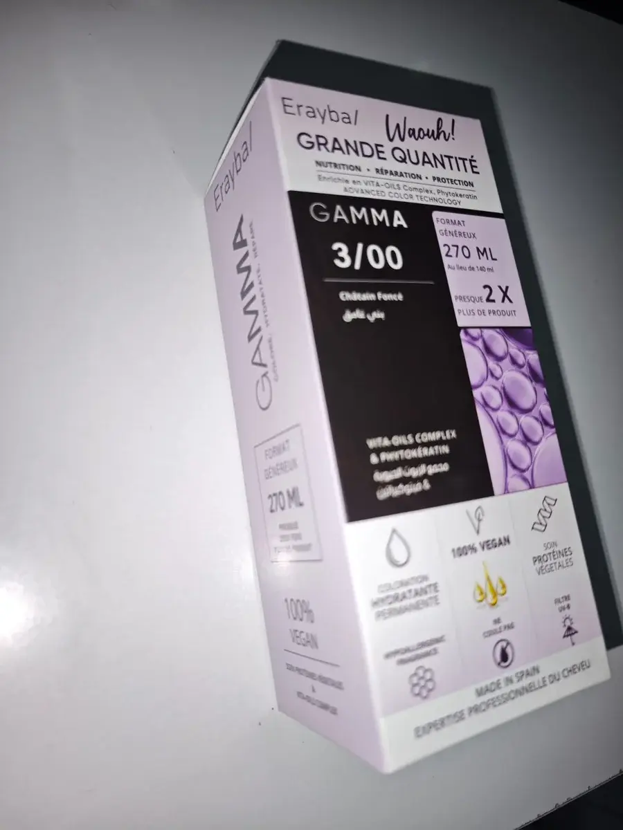 Erayba Gamma Coloration 3/00 Châtain Foncé 100ml